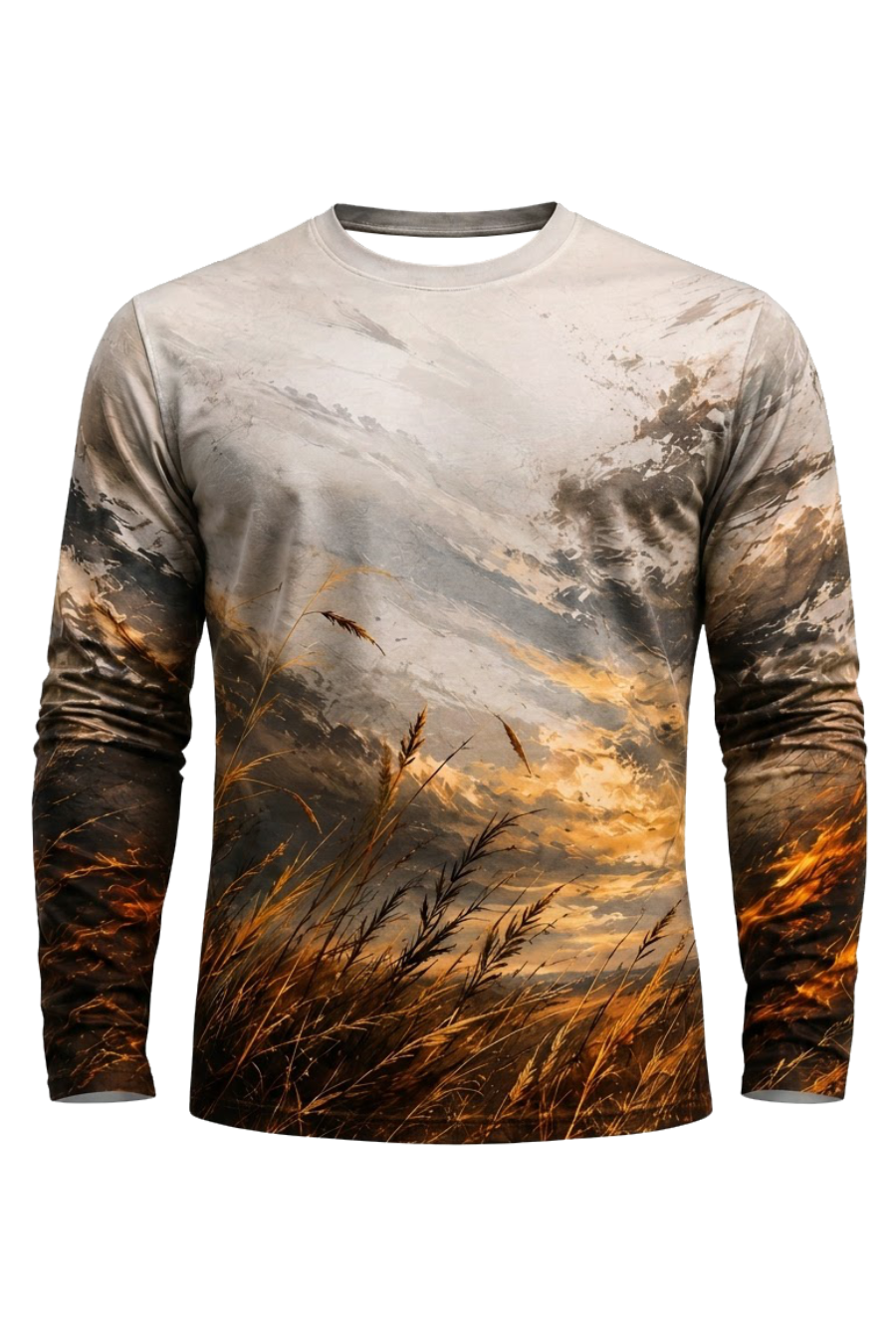 Performance Hunting Long Sleeve - Amber Horizon Pheasant Ascent - ULS514K image 6
