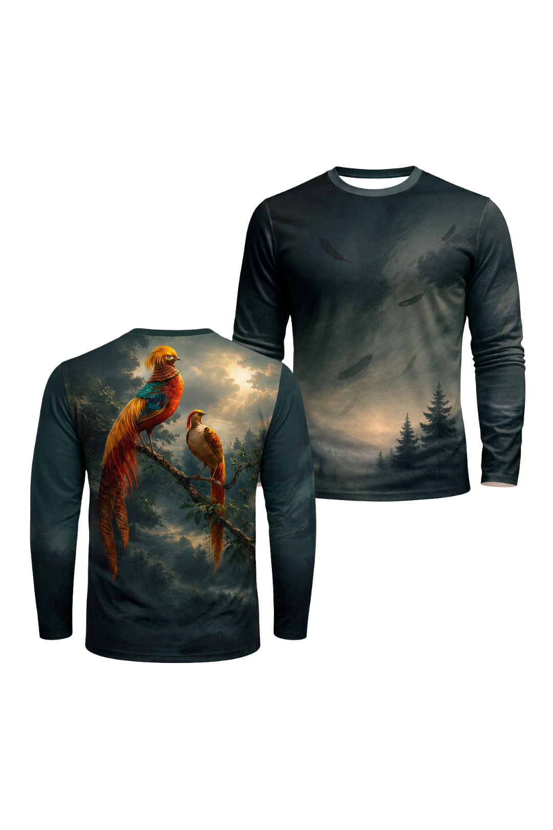 Performance Hunting Long Sleeve - Golden Pheasant Forest Haven - ULS516K image 1