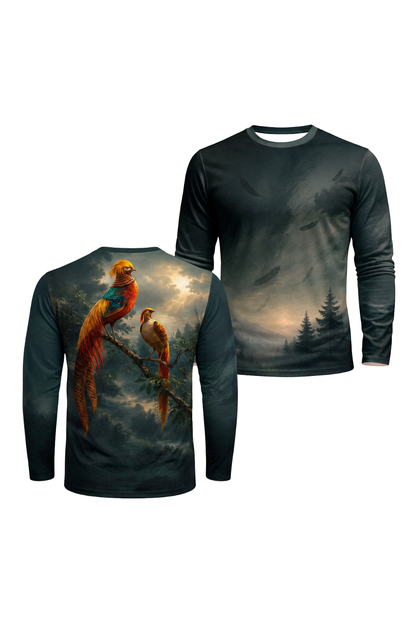 Performance Hunting Long Sleeve - Golden Pheasant Forest Haven - ULS516K image 1