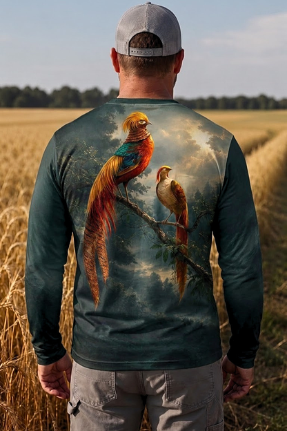 Performance Hunting Long Sleeve - Golden Pheasant Forest Haven - ULS516K image 2