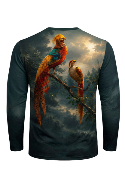 Performance Hunting Long Sleeve - Golden Pheasant Forest Haven - ULS516K image 5
