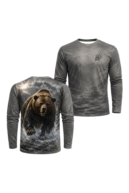 Performance Hunting Long Sleeve - Mountain Ridge Grizzly Charge - ULS517K image 1