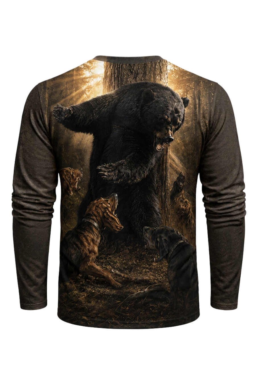 Performance Hunting Long Sleeve - Deep Timber Bear Stand - ULS518K image 5