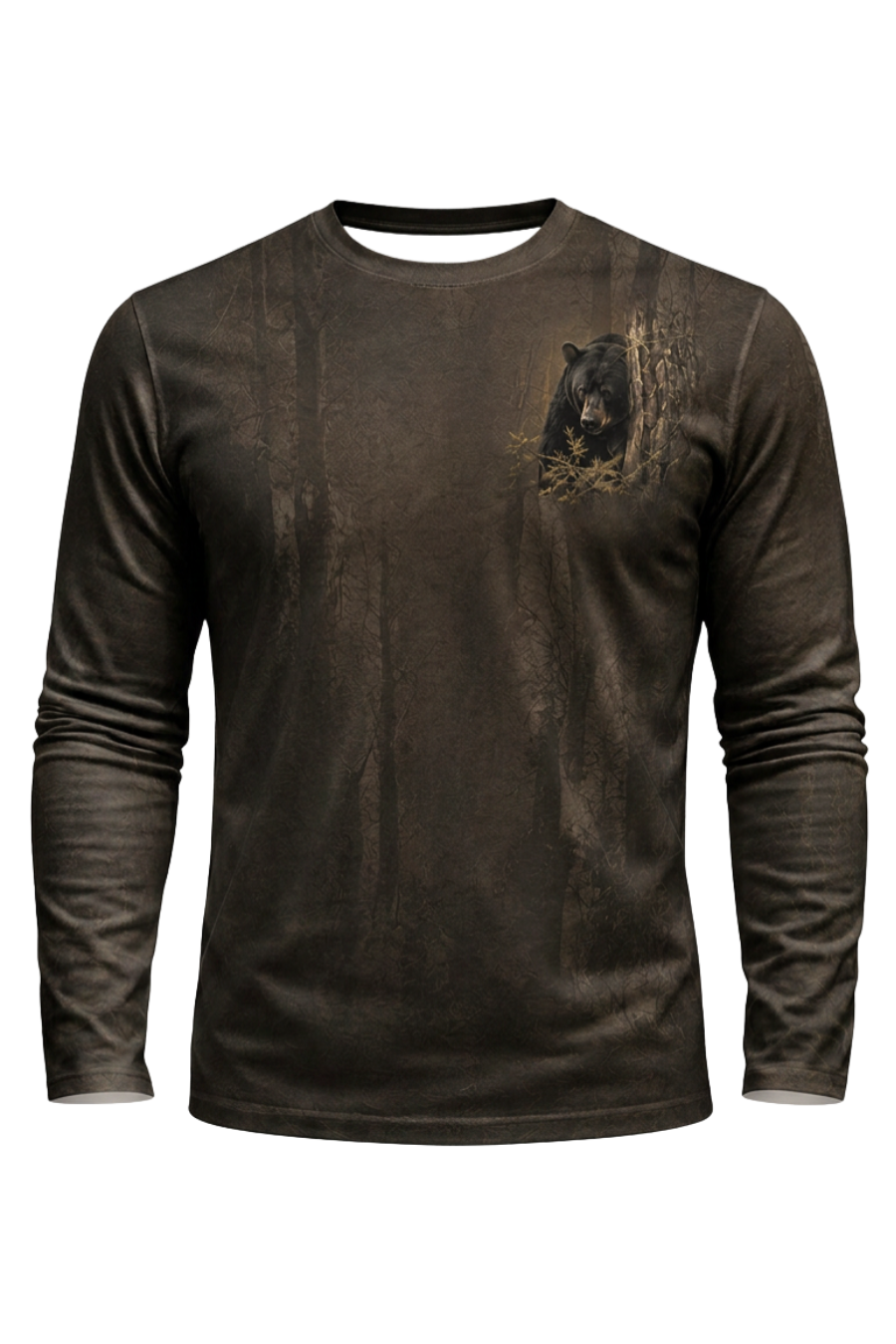Performance Hunting Long Sleeve - Deep Timber Bear Stand - ULS518K image 6