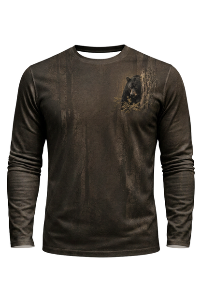 Performance Hunting Long Sleeve - Deep Timber Bear Stand - ULS518K image 6