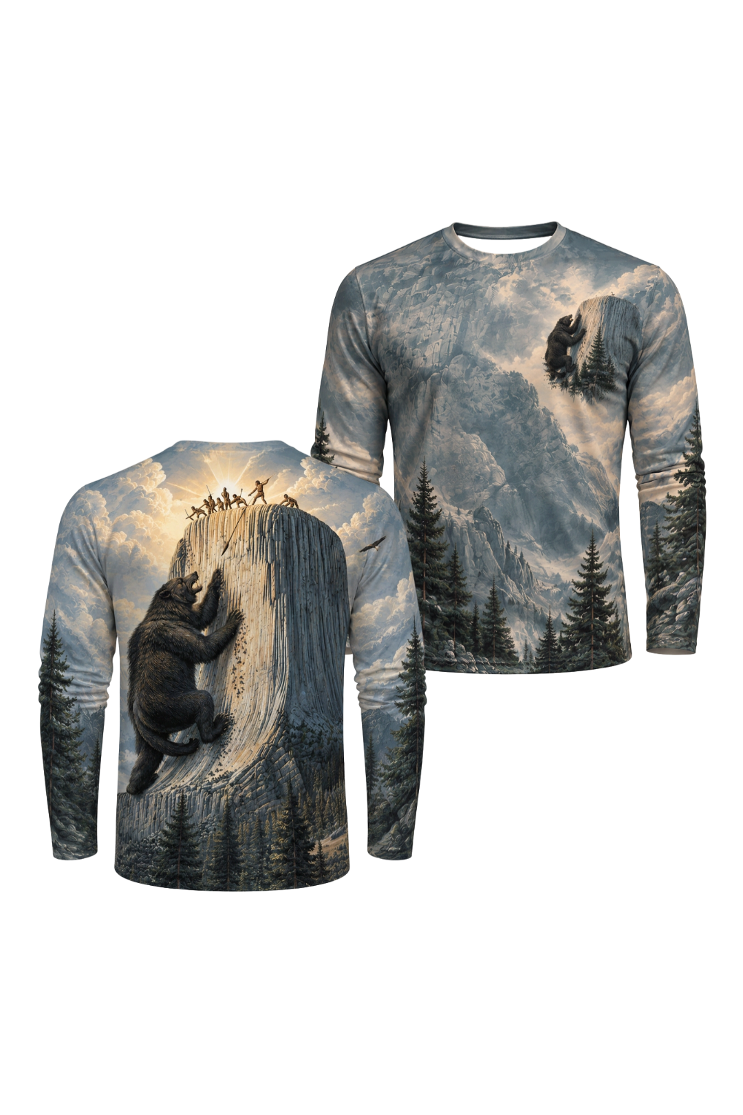 Performance Hunting Long Sleeve - Sacred Tower Bear Climb - ULS519K image 1