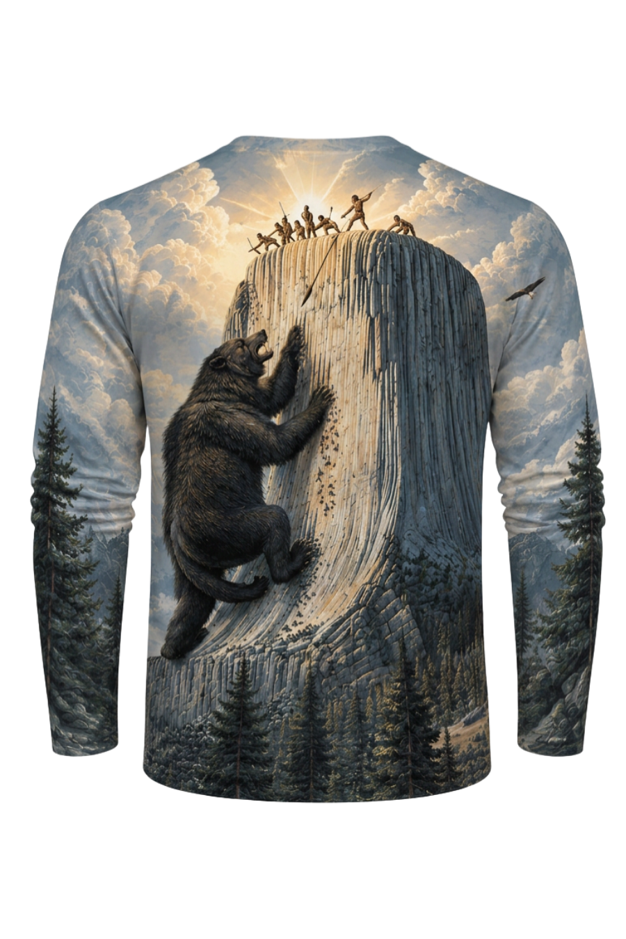 Performance Hunting Long Sleeve - Sacred Tower Bear Climb - ULS519K image 5