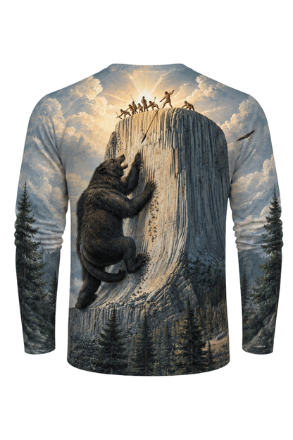Performance Hunting Long Sleeve - Sacred Tower Bear Climb - ULS519K image 5