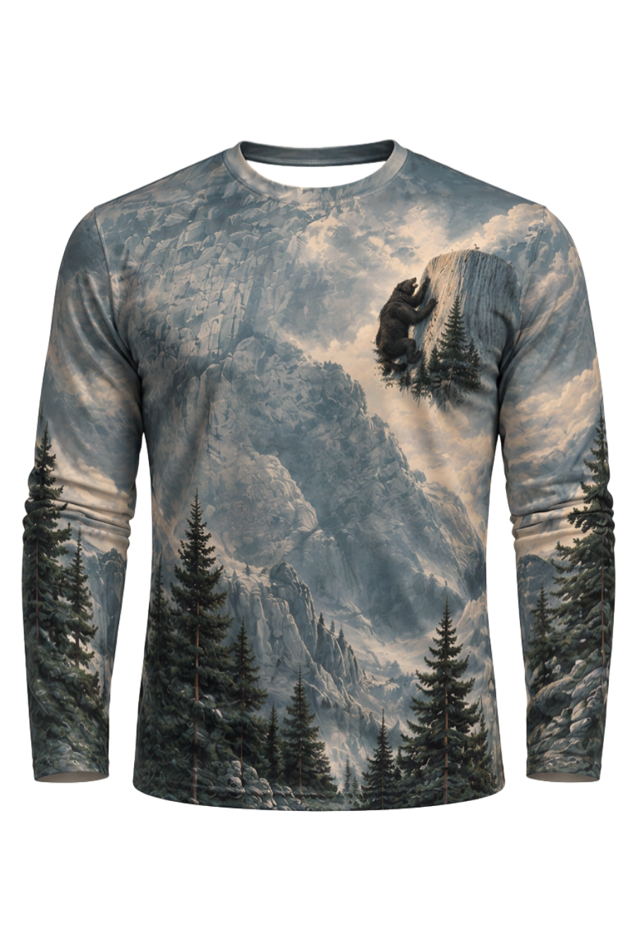 Performance Hunting Long Sleeve - Sacred Tower Bear Climb - ULS519K image 6