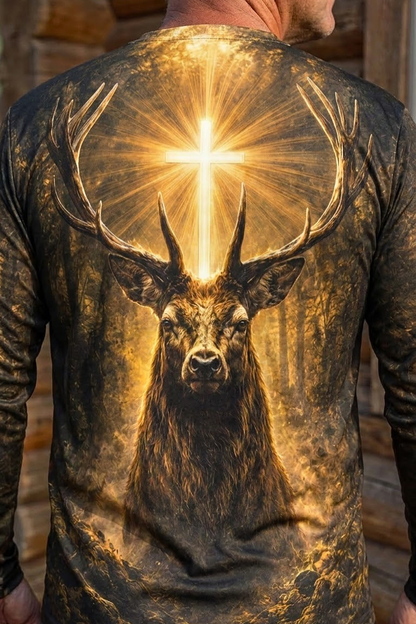 Performance Hunting Long Sleeve - Covenant of the Golden Antler - ULS520K image 4