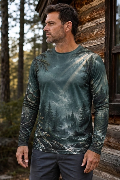 Performance Hunting Long Sleeve - Radiant Crown Pine Cascade - ULS521K image 3