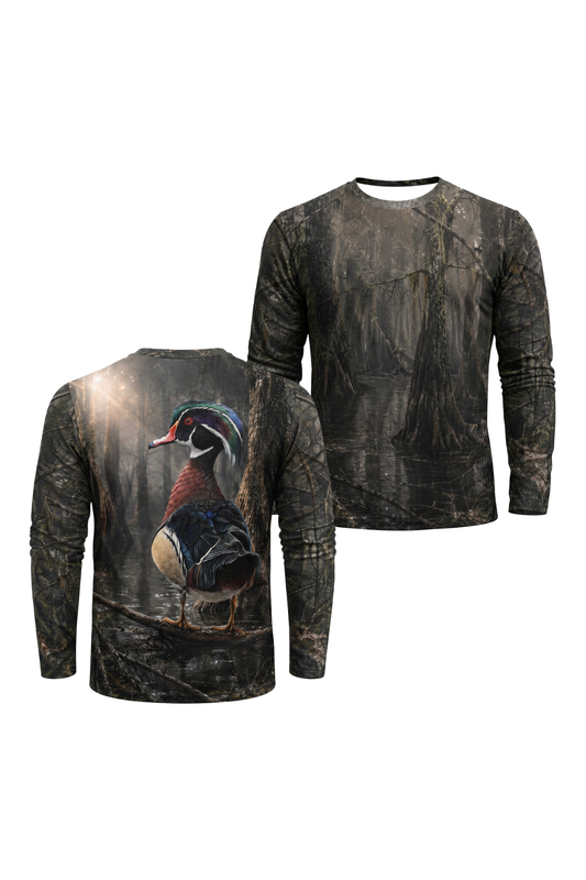 Performance Hunting Long Sleeve - Cypress Swamp Wood Duck - ULS524K image 1