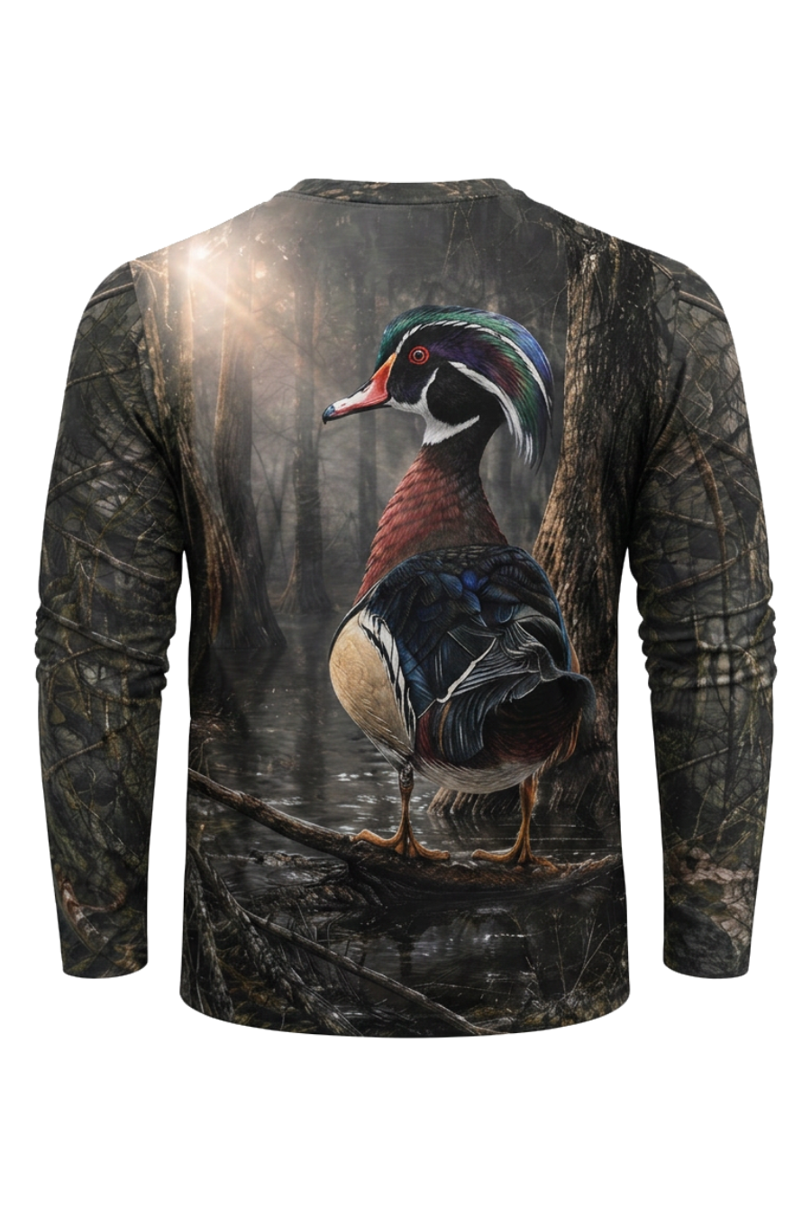 Performance Hunting Long Sleeve - Cypress Swamp Wood Duck - ULS524K image 5