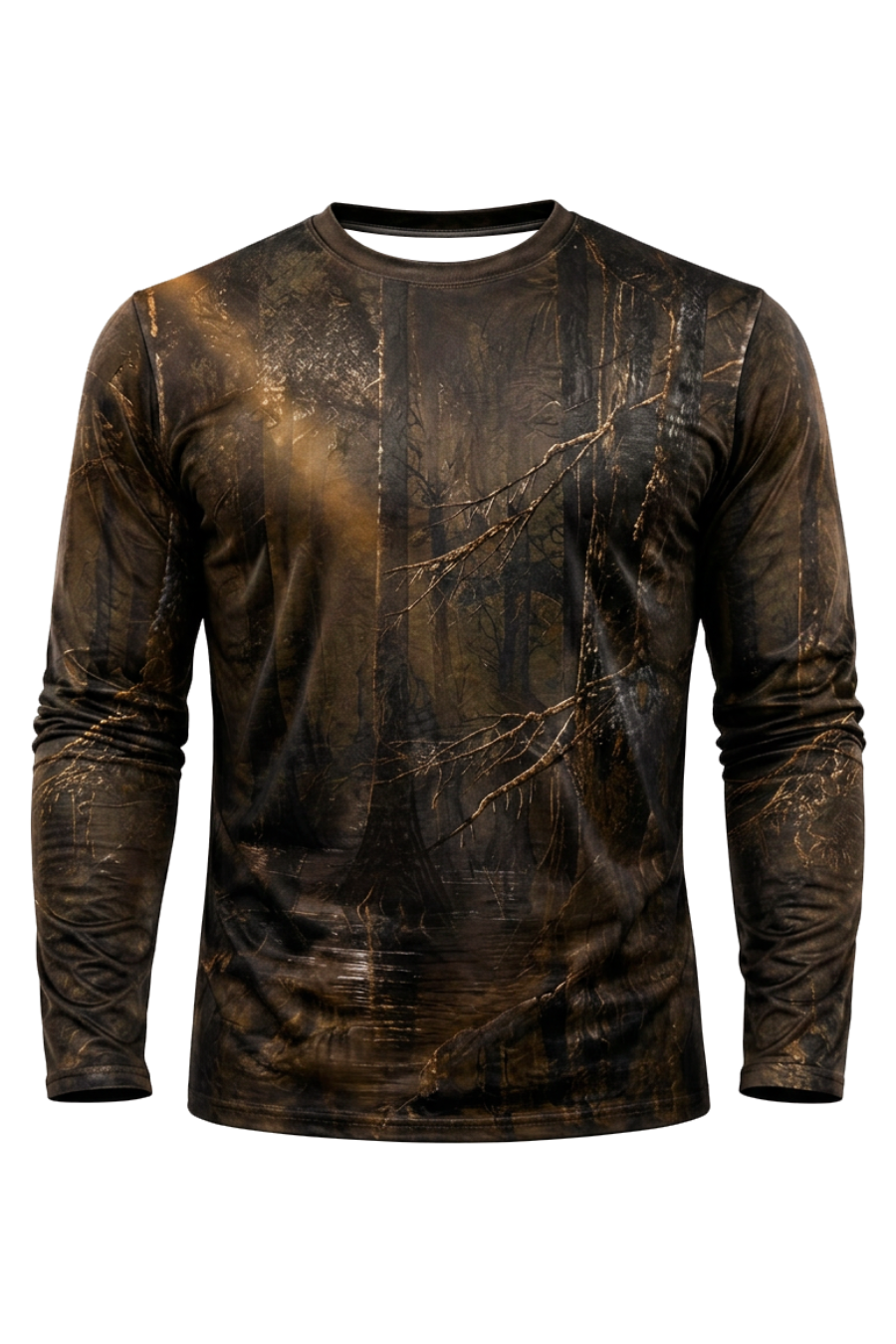 Performance Hunting Long Sleeve - Golden Timber Wood Duck Takeoff - ULS525K image 6