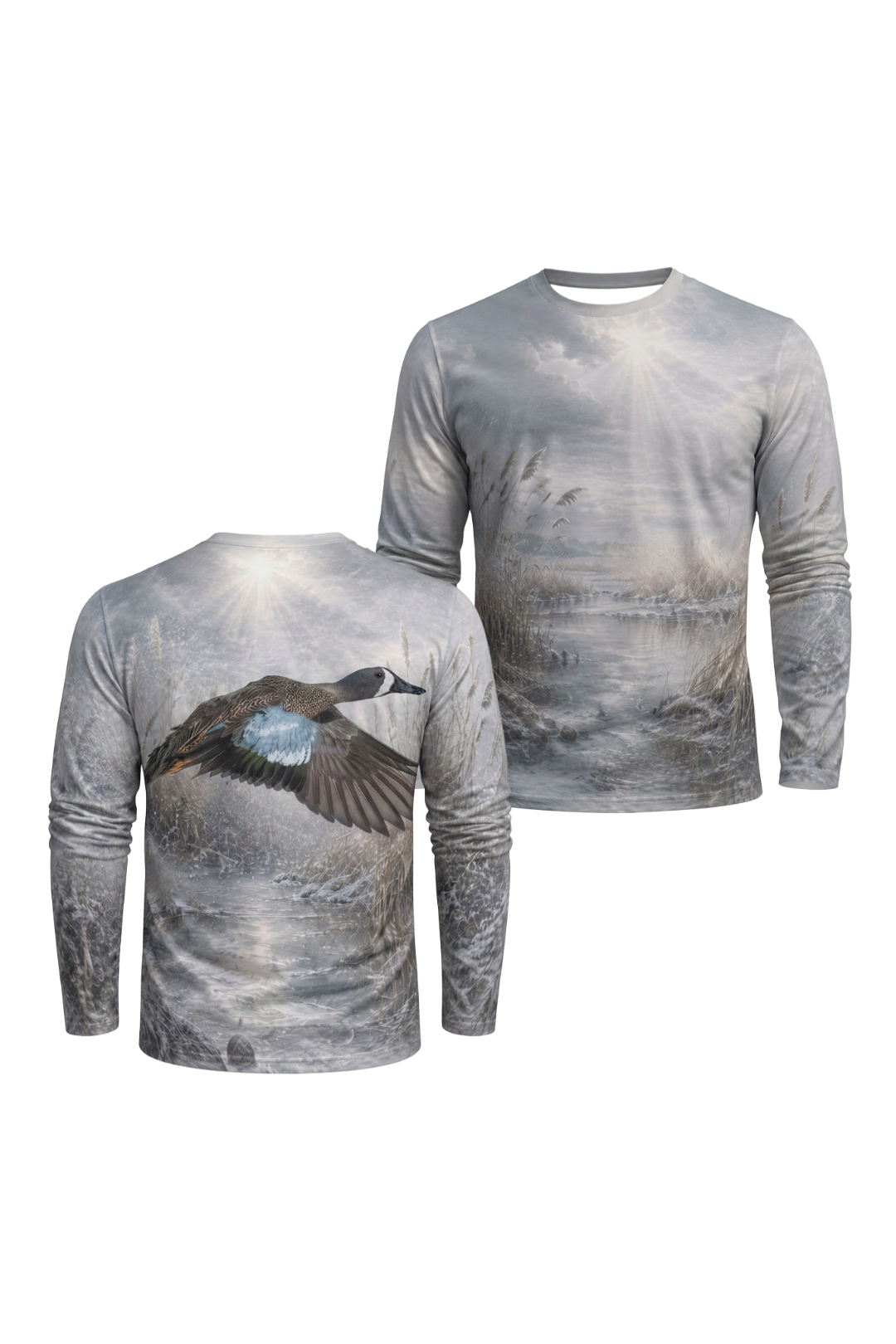 Performance Hunting Long Sleeve - Frost Marsh Teal Soar - ULS526K image 1