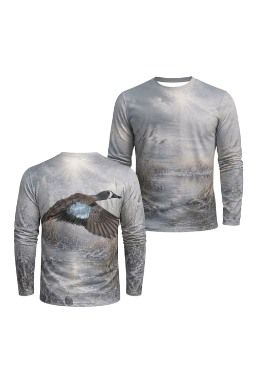 Performance Hunting Long Sleeve - Frost Marsh Teal Soar - ULS526K image 1