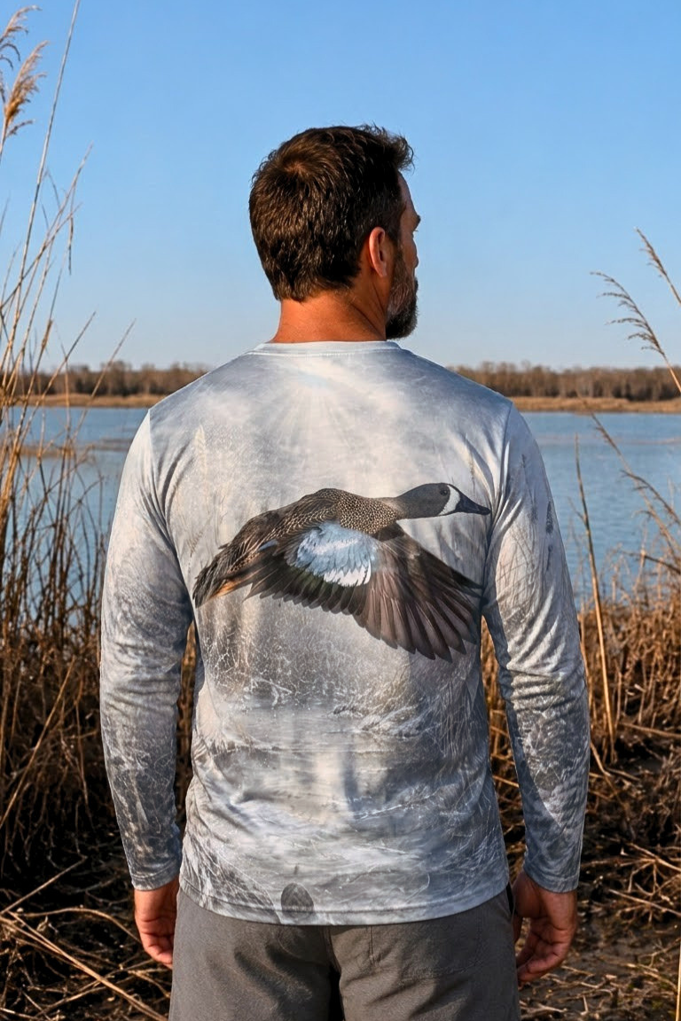 Performance Hunting Long Sleeve - Frost Marsh Teal Soar - ULS526K image 2