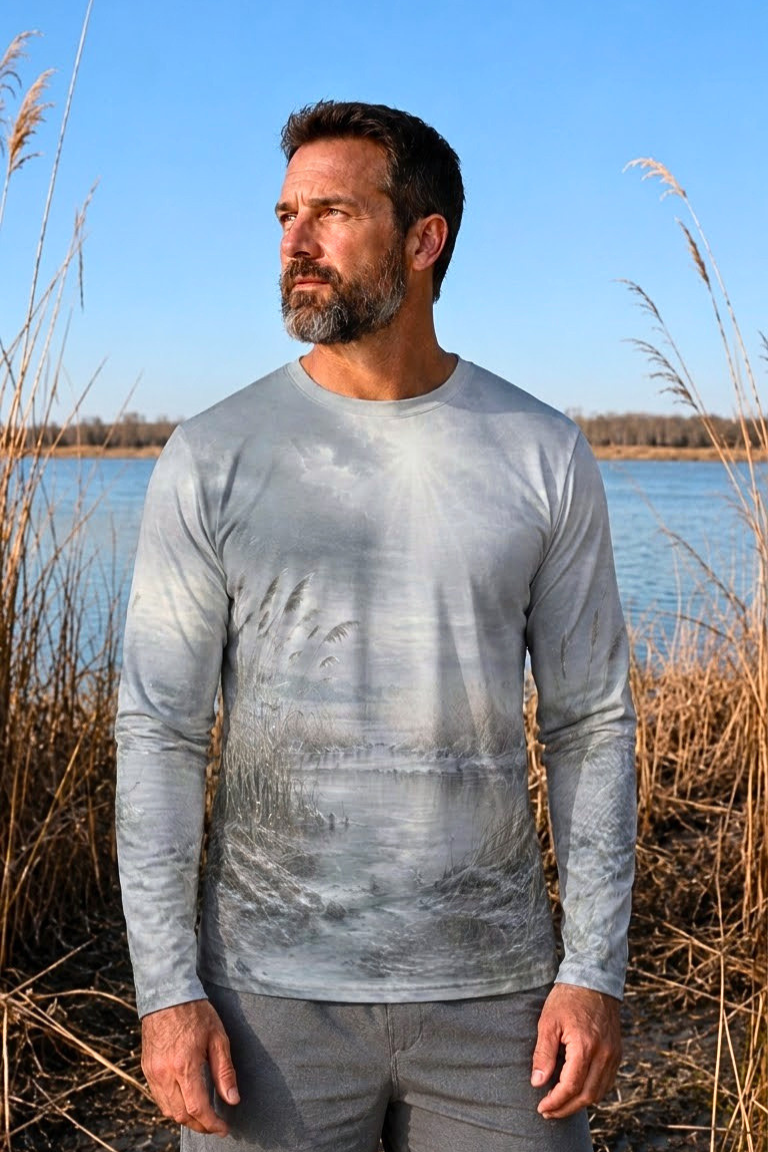 Performance Hunting Long Sleeve - Frost Marsh Teal Soar - ULS526K image 3