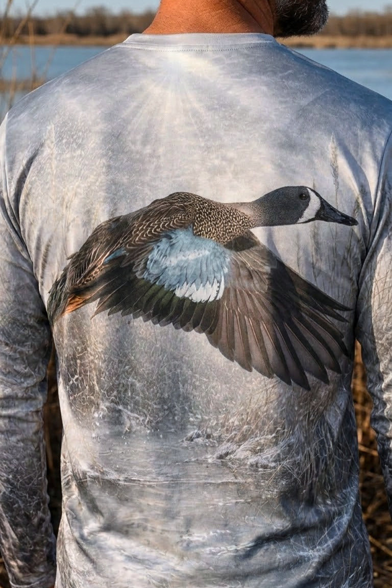 Performance Hunting Long Sleeve - Frost Marsh Teal Soar - ULS526K image 4