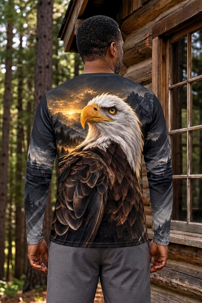 Performance Hunting Long Sleeve - Golden Summit Eagle Monarch - ULS530K image 2