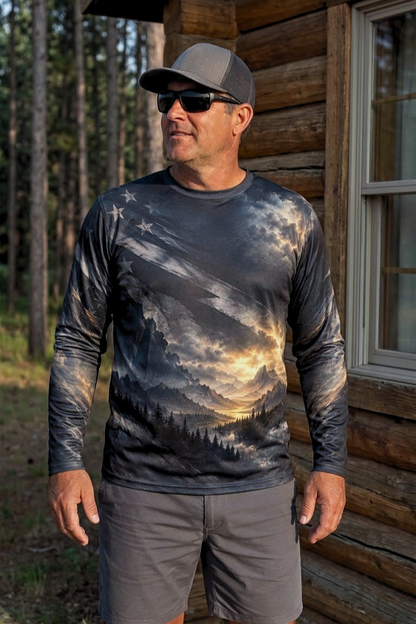 Performance Hunting Long Sleeve - Freedom Eagle Ridge Strike - ULS531K image 3