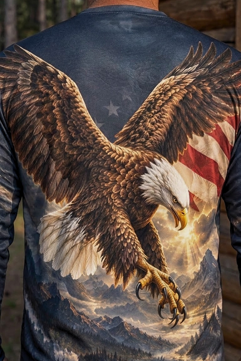 Performance Hunting Long Sleeve - Freedom Eagle Ridge Strike - ULS531K image 4