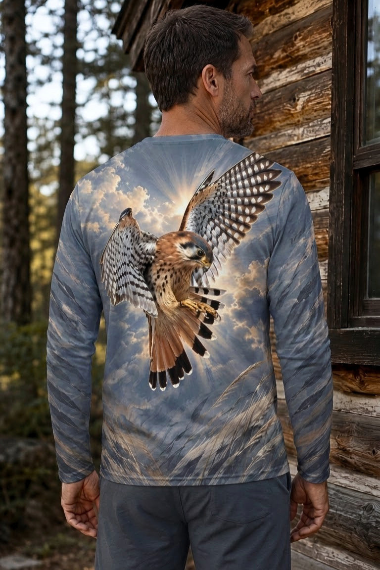 Performance Hunting Long Sleeve - Sunlit Kestrel Sky Dive - ULS533K image 2