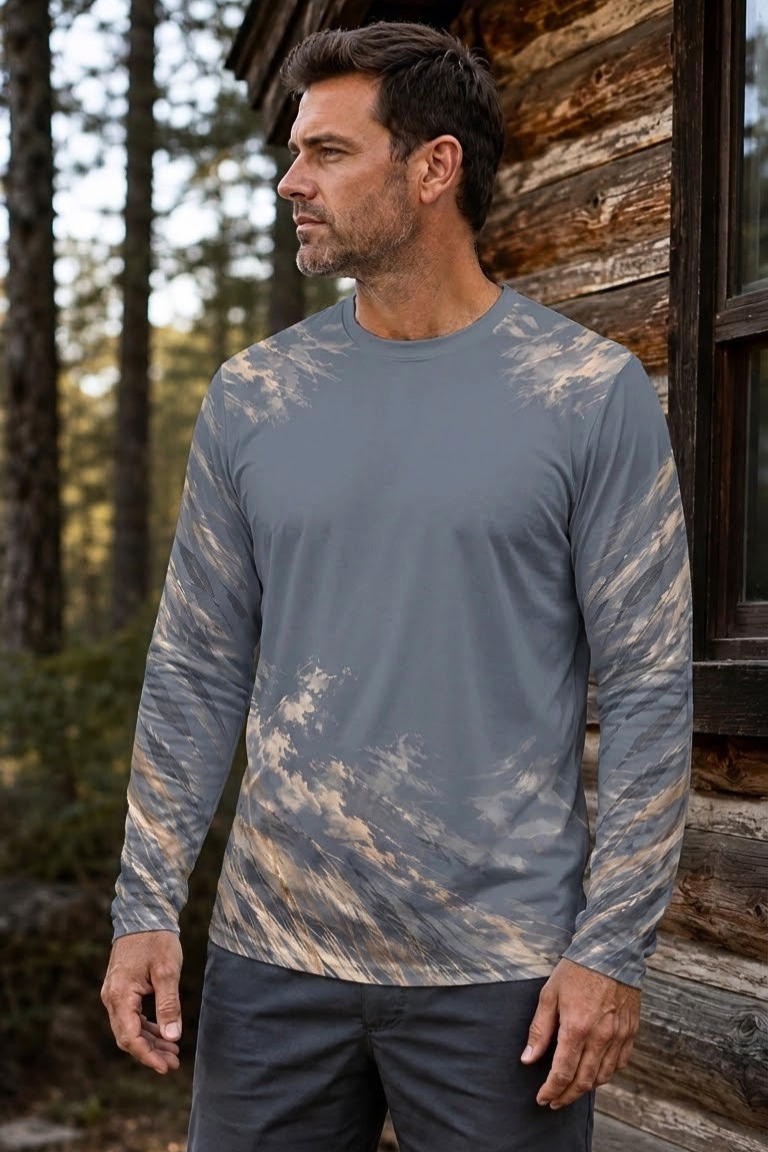 Performance Hunting Long Sleeve - Sunlit Kestrel Sky Dive - ULS533K image 3