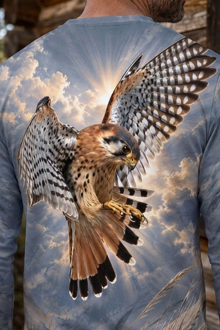 Performance Hunting Long Sleeve - Sunlit Kestrel Sky Dive - ULS533K image 4