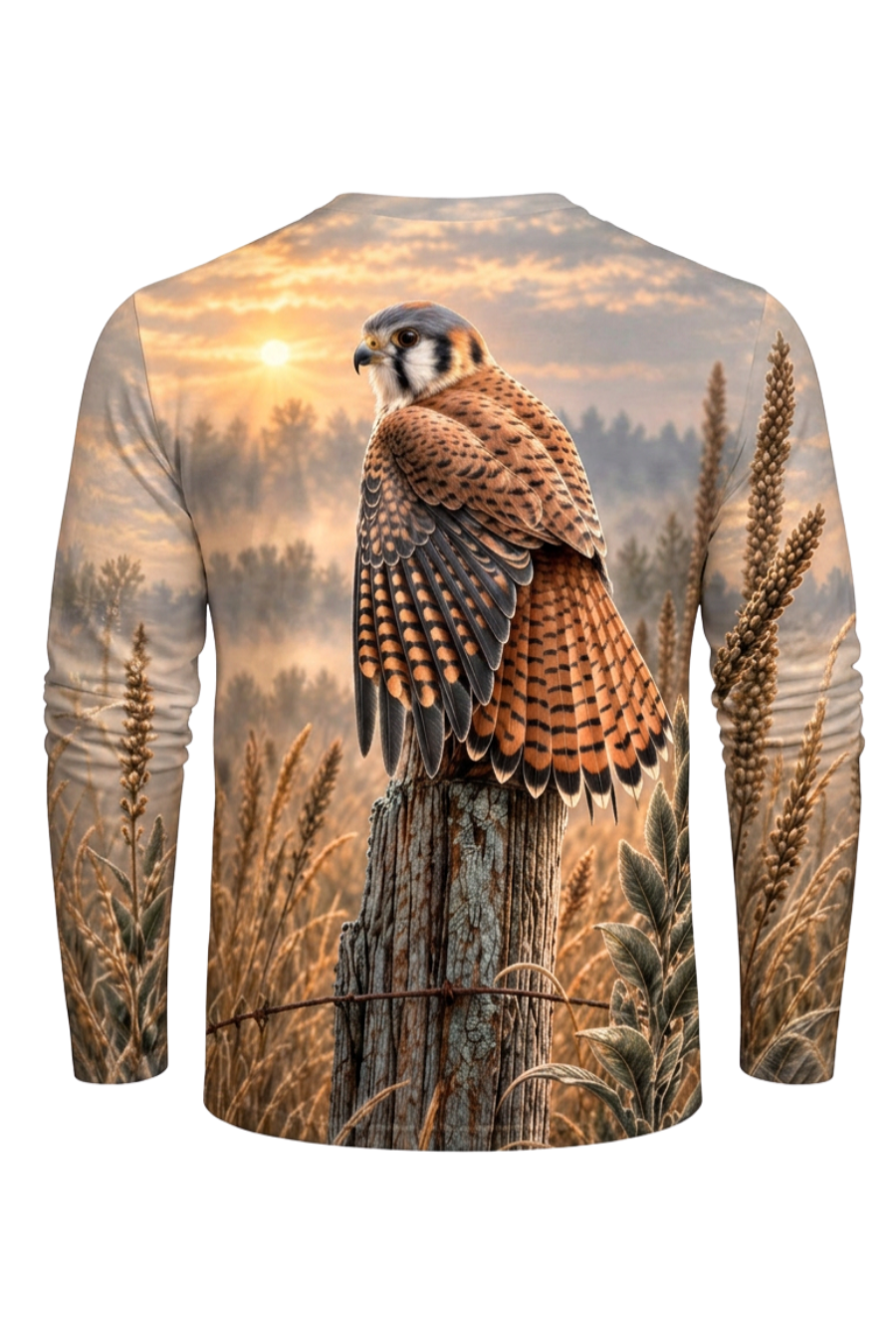 Performance Hunting Long Sleeve - Golden Meadow Kestrel Guard - ULS534K image 5