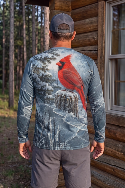 Performance Hunting Long Sleeve - Crimson Cardinal Frost Haven - ULS535K image 2