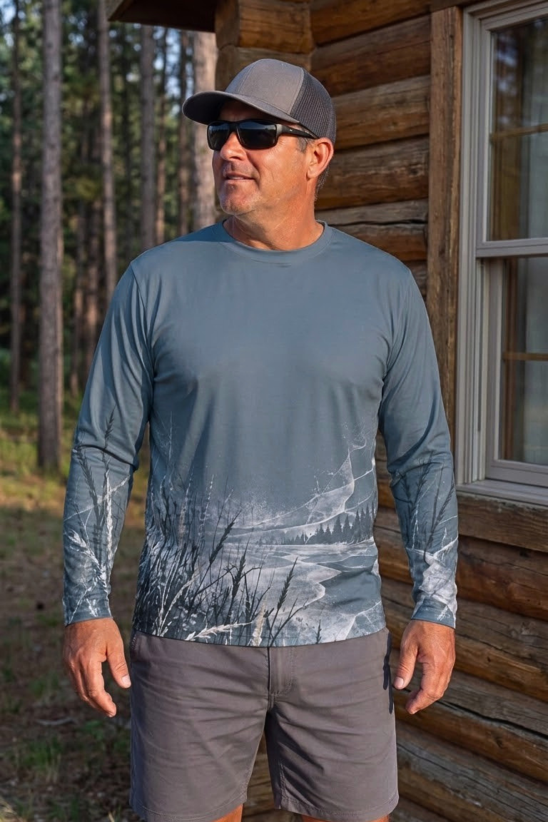 Performance Hunting Long Sleeve - Crimson Cardinal Frost Haven - ULS535K image 3