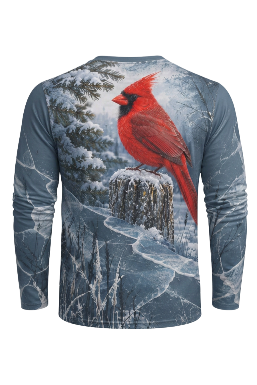 Performance Hunting Long Sleeve - Crimson Cardinal Frost Haven - ULS535K image 5