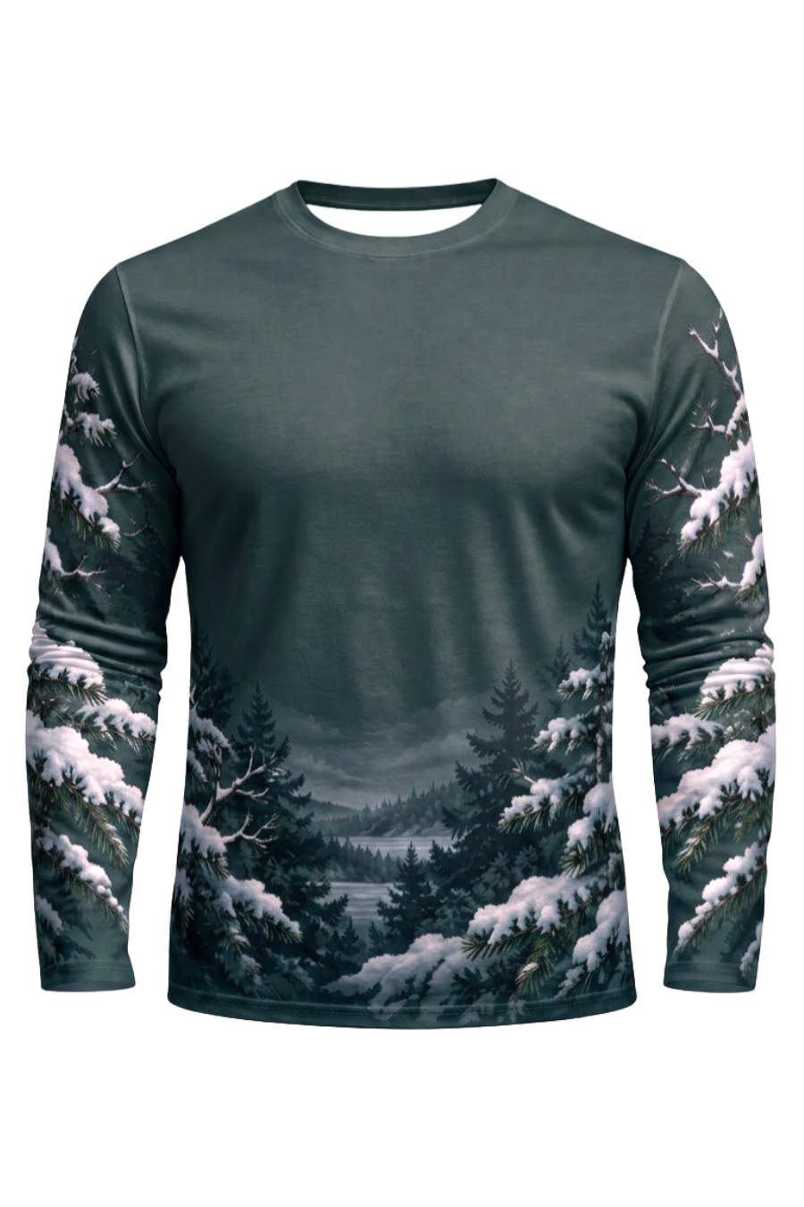 Performance Hunting Long Sleeve - Evergreen Cardinal Snow Perch - ULS536K image 6