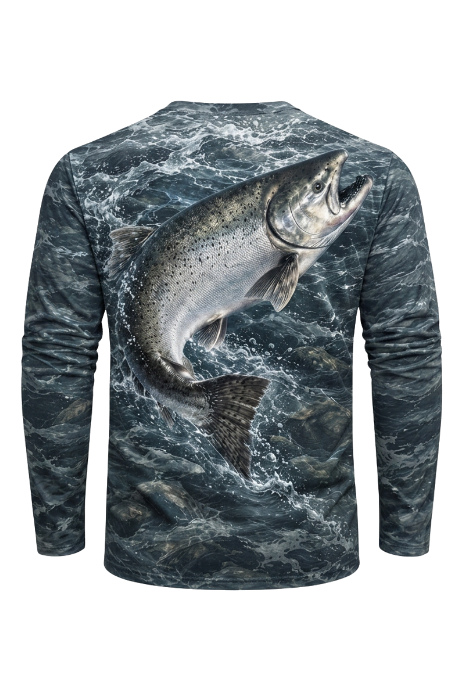 Performance Fishing Long Sleeve - Silver King Salmon Breach - ULS541K image 6