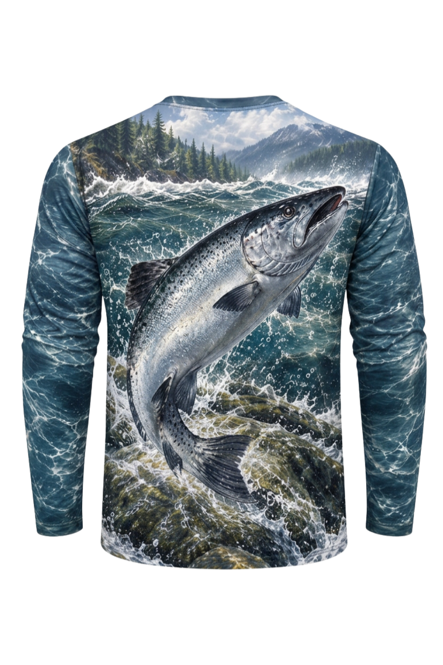 Performance Fishing Long Sleeve - River Salmon Surge - ULS550K image 5