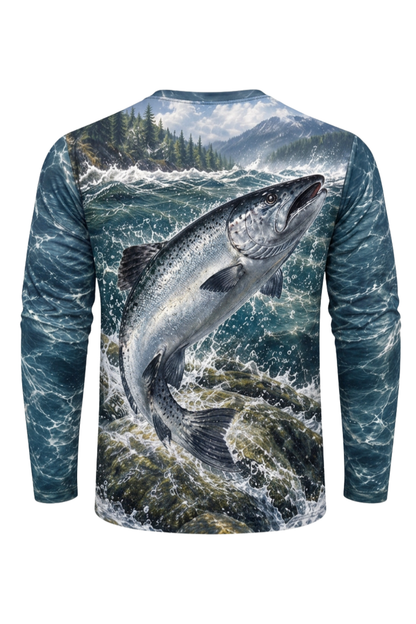 Performance Fishing Long Sleeve - River Salmon Surge - ULS550K image 5