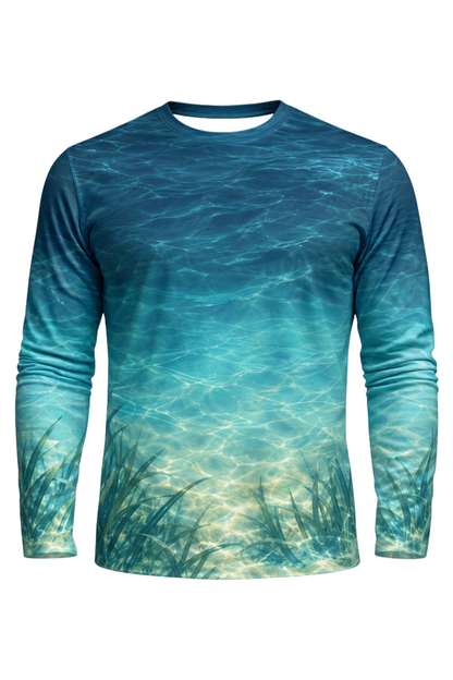 Performance Fishing Long Sleeve - Golden Hour Redfish Marsh - ULS556K image 6