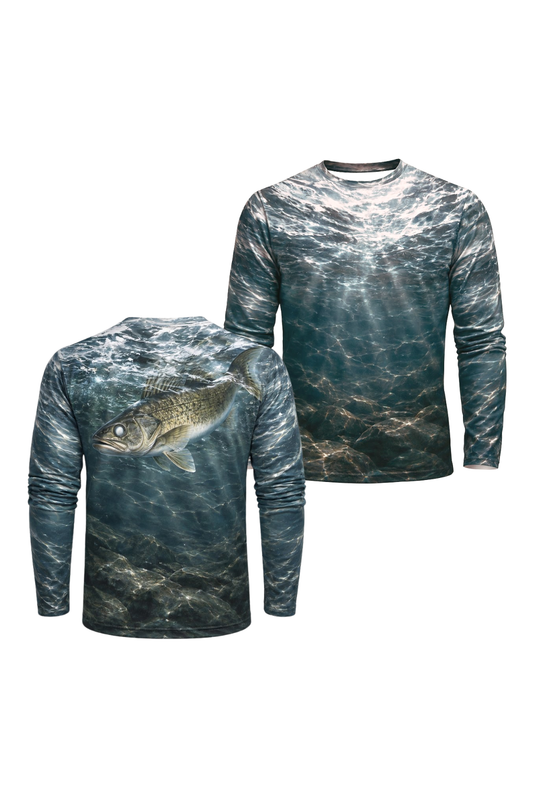 Performance Fishing Long Sleeve - Rocky Reef Walleye Shadow - ULS562K image 1