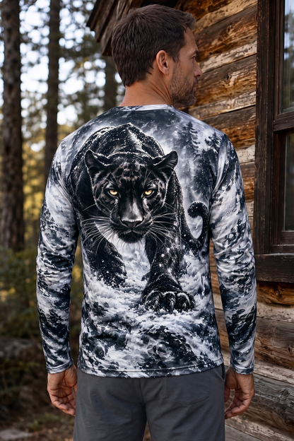 Performance Hunting Long Sleeve - Frozen Ridge Panther Stalker - ULS570K image 2