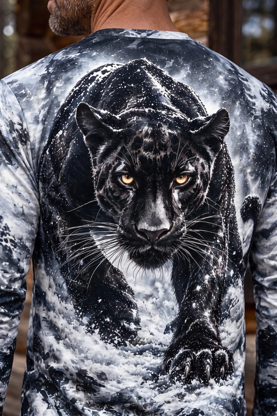 Performance Hunting Long Sleeve - Frozen Ridge Panther Stalker - ULS570K image 4
