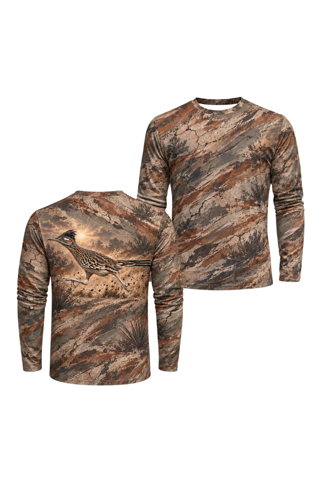 Performance Outdoor Long Sleeve - Sunburst Canyon Roadrunner Sprint - ULS573K image 1