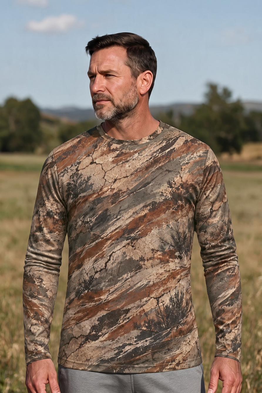 Performance Outdoor Long Sleeve - Sunburst Canyon Roadrunner Sprint - ULS573K image 3