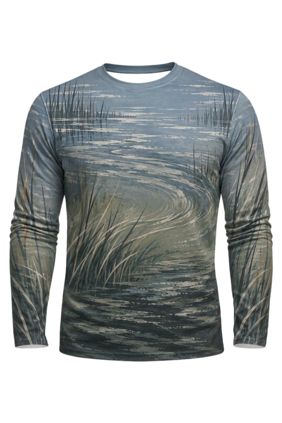 Performance Outdoor Long Sleeve - Misty Marsh Heron Sentinel - ULS575K image 6