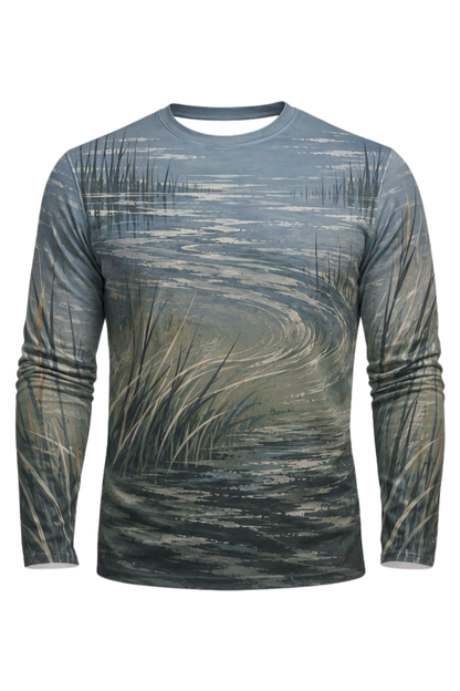 Performance Outdoor Long Sleeve - Misty Marsh Heron Sentinel - ULS575K image 6