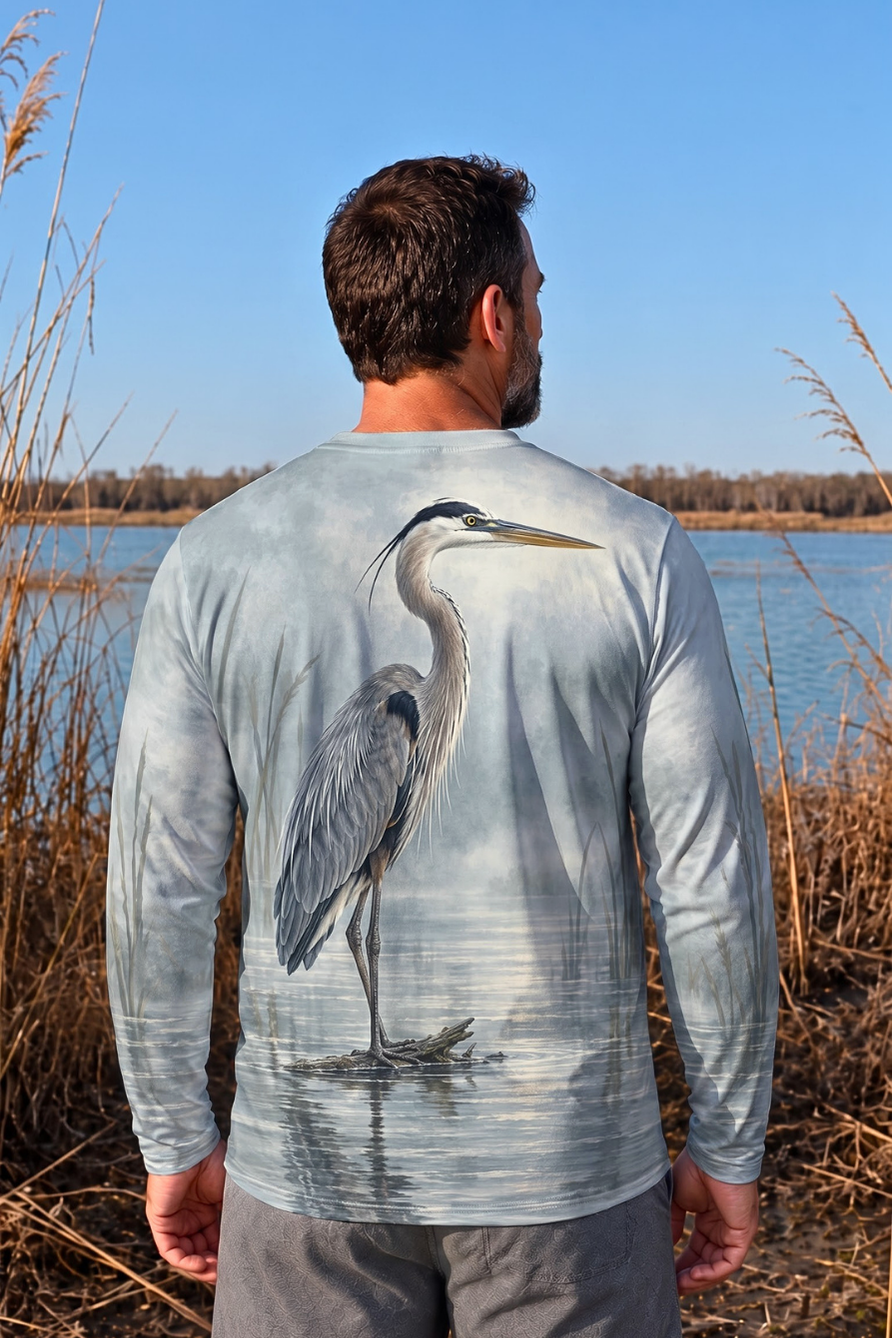 Performance Outdoor Long Sleeve - Stillwater Blue Heron Watch - ULS576K image 2