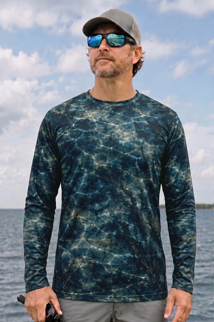 Performance Fishing Long Sleeve - Moonlight Walleye Strike - ULS577K image 3