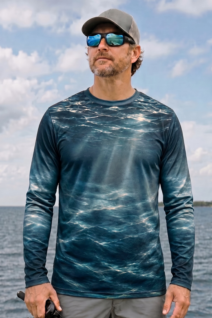Performance Fishing Long Sleeve - Deep Current Walleye Hunter - ULS579K image 3
