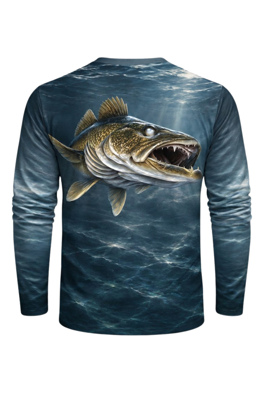 Performance Fishing Long Sleeve - Deep Current Walleye Hunter - ULS579K image 5