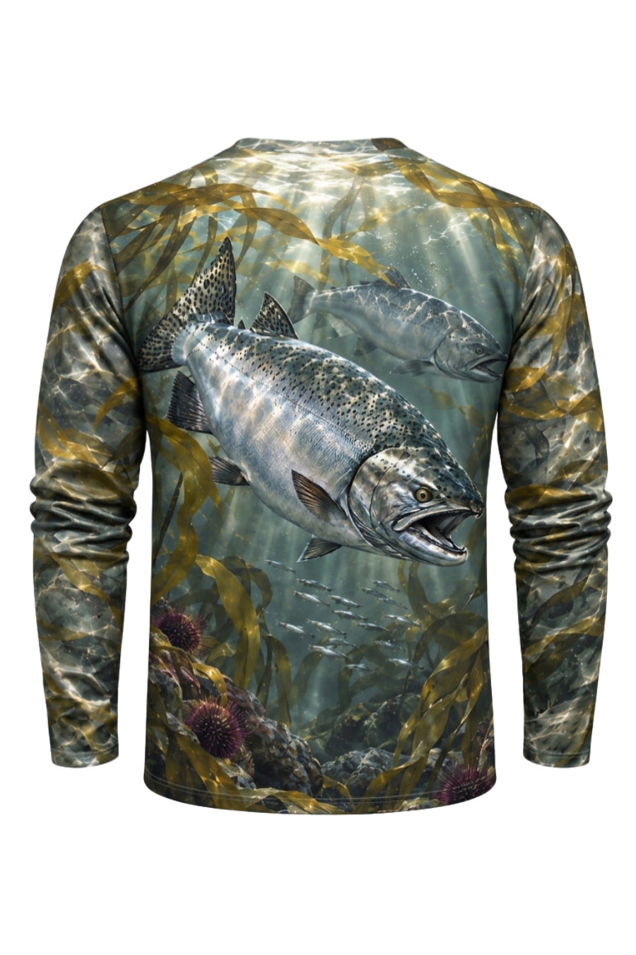 Performance Fishing Long Sleeve - Golden Kelp Salmon Reef - ULS583K image 5